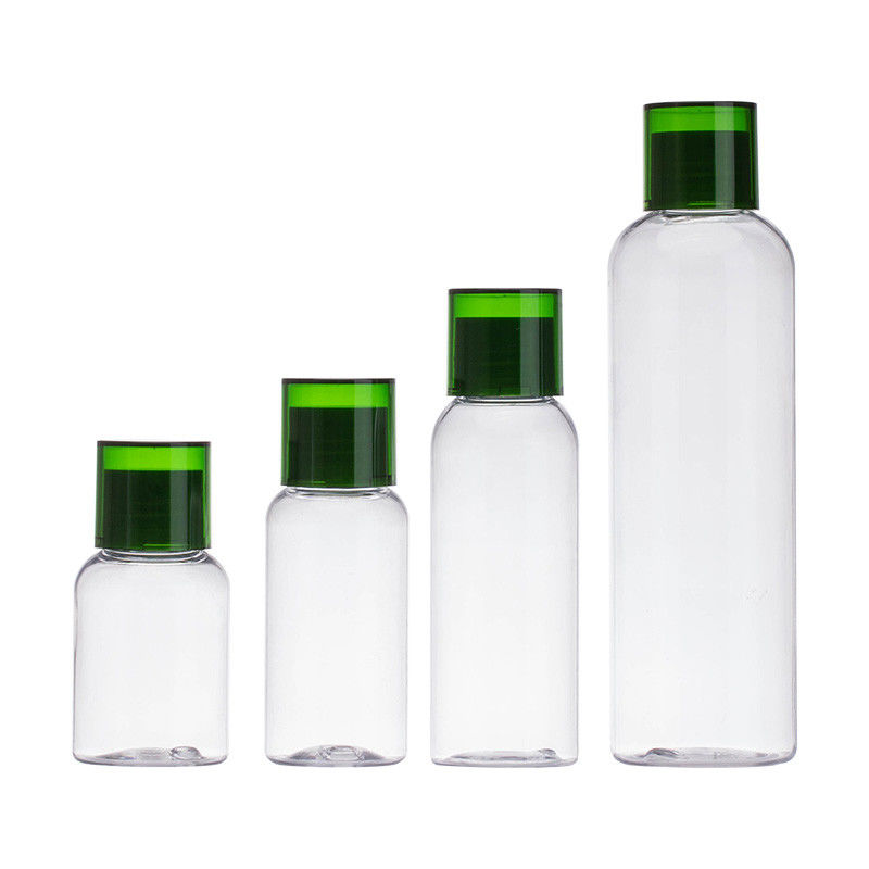 कैप्स फ्रॉस्ट सरफेस हैंडलिंग के साथ 250 मिली छोटी प्लास्टिक की बोतलें