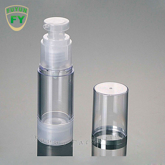 रिफिल करने योग्य वायुहीन पंप बोतल, 0.5oz वायुहीन बोतलें कॉस्मेटिक पैकेजिंग