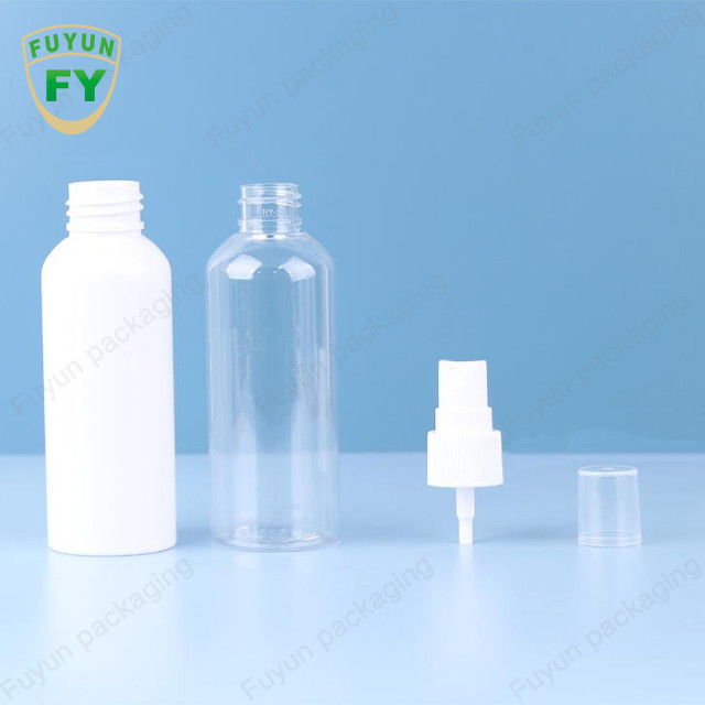 मिनी क्लियर 80 मिली 100 मिली परफ्यूम फाइन मिस्ट प्लास्टिक स्प्रे बोतल:
