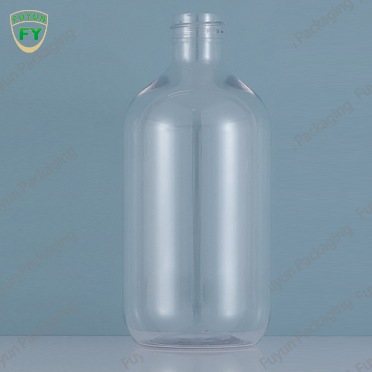 500 मिलीलीटर स्किनकेयर प्लास्टिक कॉस्मेटिक टोनर बोतल गर्म मुद्रांकन