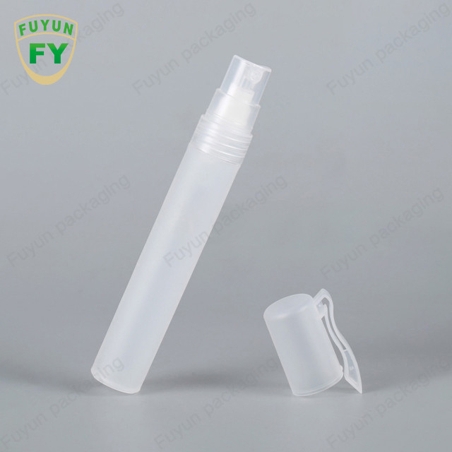 स्प्रे पंप के साथ 3ml 5ml 10ml खाली परफ्यूम प्लास्टिक की शीशी साफ़ करें