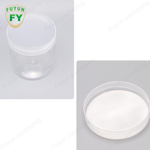 एल्यूमिनियम कैप खाद्य ग्रेड के साथ 30 मिलीलीटर 40 मिलीलीटर 150 मिलीलीटर पारदर्शी प्लास्टिक पैकेजिंग जार