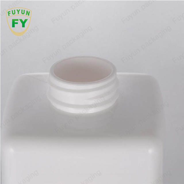 Fuyun 300ml 400ml 500ml 600ml 800ml white color clear square lotion shampoo bottle with gold pump