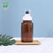 Fuyun 40ml 60ml एम्बर स्किनकेयर प्लास्टिक पंप की बोतलें निरंतर स्प्रे