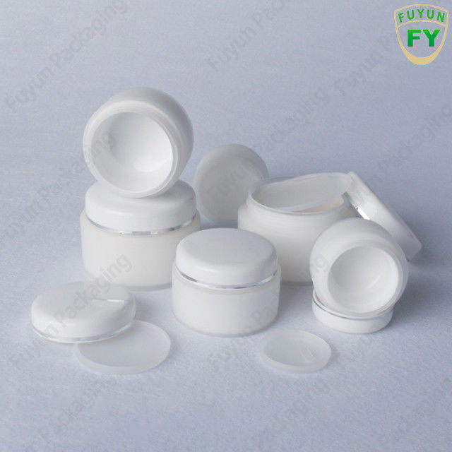 त्वचा देखभाल क्रीम पैकेजिंग के लिए गोल 15 ग्राम प्लास्टिक पैकेजिंग जार Ja