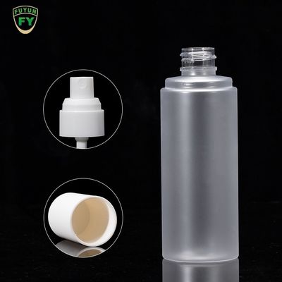 Refillable पाले सेओढ़ लिया स्पष्ट प्लास्टिक पंप की बोतलें यात्रा आकार स्क्रीन प्रिंटिंग सतह