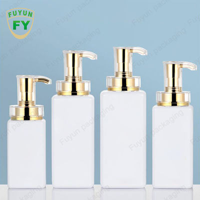 शैम्पू डिस्पेंसर के लिए 10oz 300ml एचडीपीई प्लास्टिक लोशन पंप की बोतलें