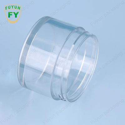 Fuyun 30ml 50ml पालतू प्लास्टिक क्लियर वाइड माउथ आई फेस स्लीप मड क्रीम जार