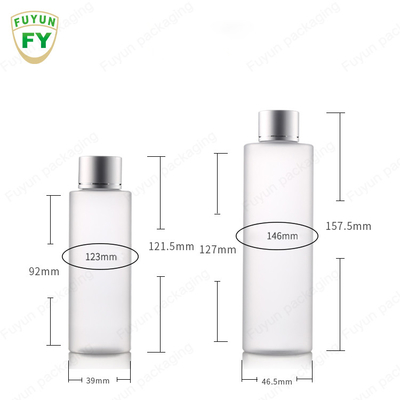एसजीएस 150ML प्लास्टिक पंप की बोतलें स्लाइवर कैप स्क्रीन प्रिंटिंग के साथ: