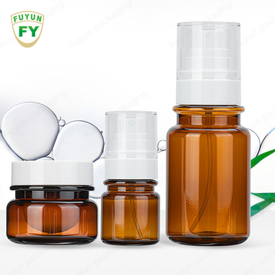 30g 40ml 60ml सीरम प्लास्टिक पंप की बोतलें डबल वॉल पीईटी जार