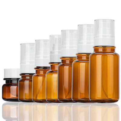 30g 40ml 60ml सीरम प्लास्टिक पंप की बोतलें डबल वॉल पीईटी जार