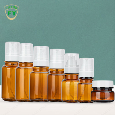 30g 40ml 60ml सीरम प्लास्टिक पंप की बोतलें डबल वॉल पीईटी जार